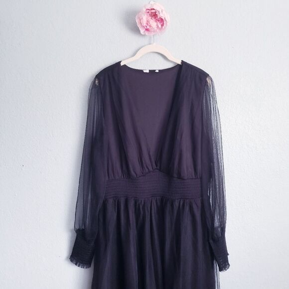 Baltic Born Black Layla Tulle Maxi Dress - Picture 3 of 5